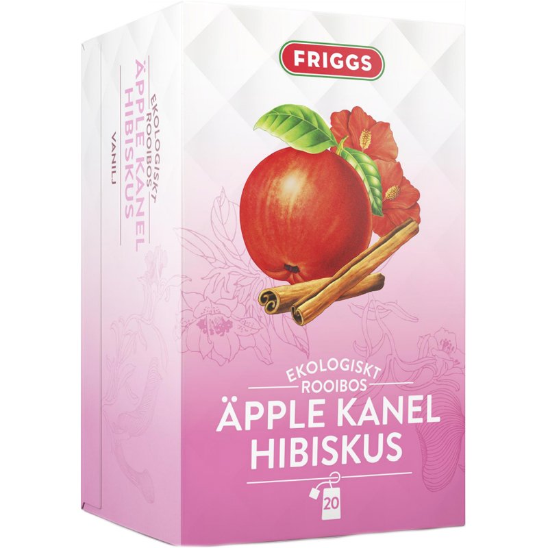 Eko Rooiboste Äpple, Kanel & Hibiskus 20-pack - 81% rabatt