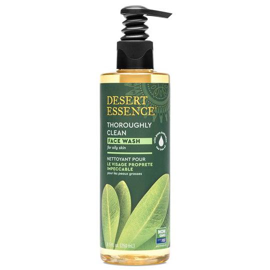 Desert Essence Thoroughly Clean Face Wash, 250 ml