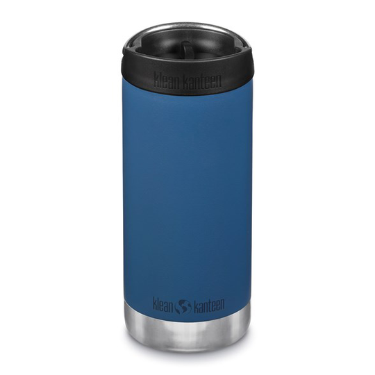 Klean Kanteen TKWide Isolerad Flaska med Cafékork - Real Teal 355 ml