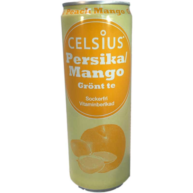Celsius Persika/mango/grönt te - 32% rabatt
