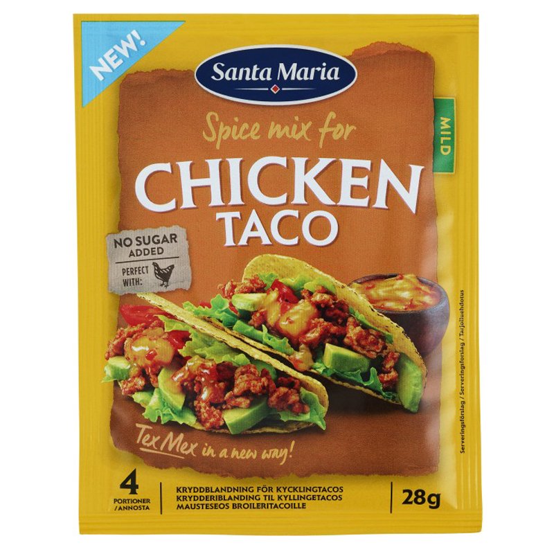 Kryddmix "Chicken Taco" 28g - 20% rabatt