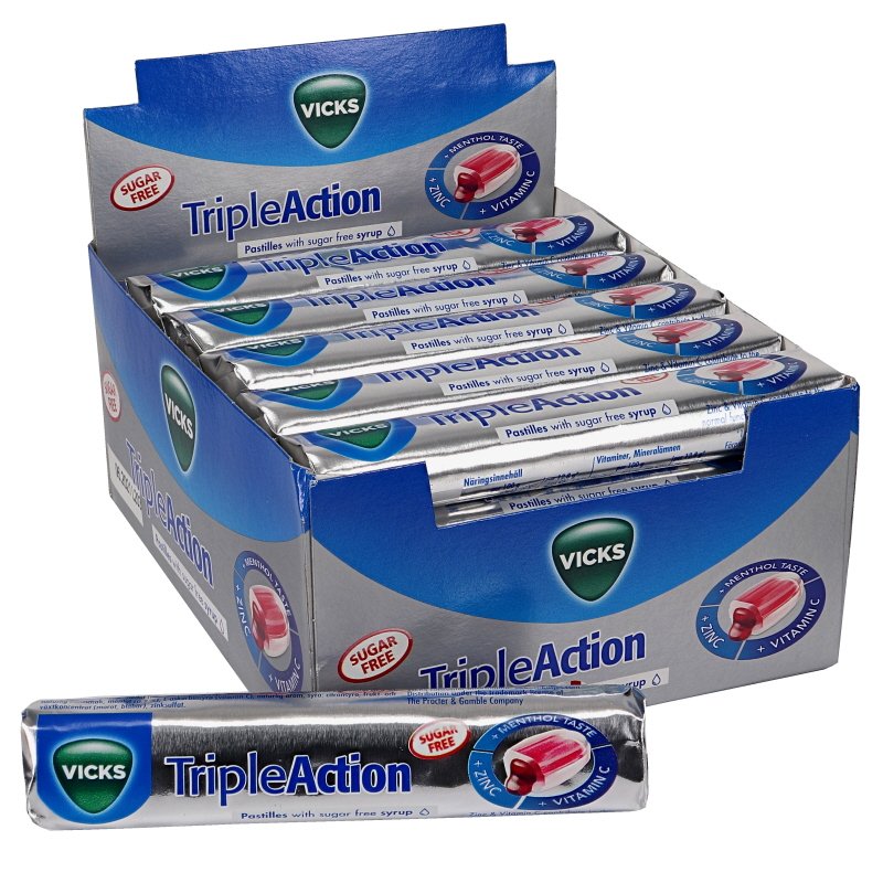 Triple Action Sugar Free Stick 24-pack - 82% rabatt