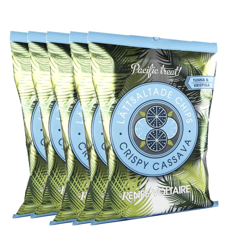 Chips Crispy Cassava 5-pack - 48% rabatt