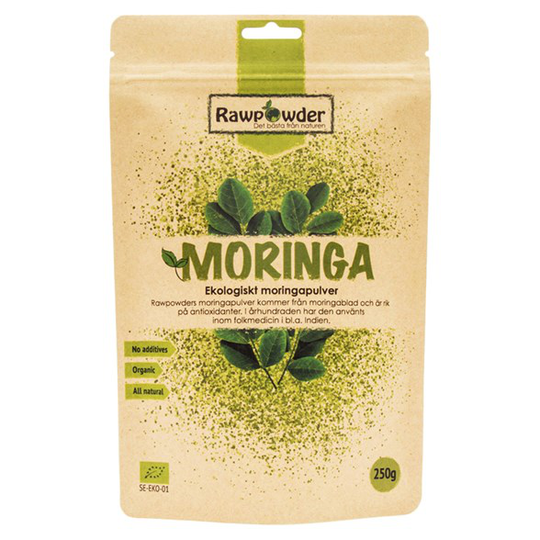 Rawpowder Ekologiskt Moringapulver, 250 g