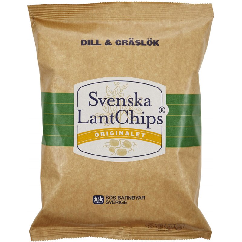 LantChips Dill & Gräslök - 25% rabatt