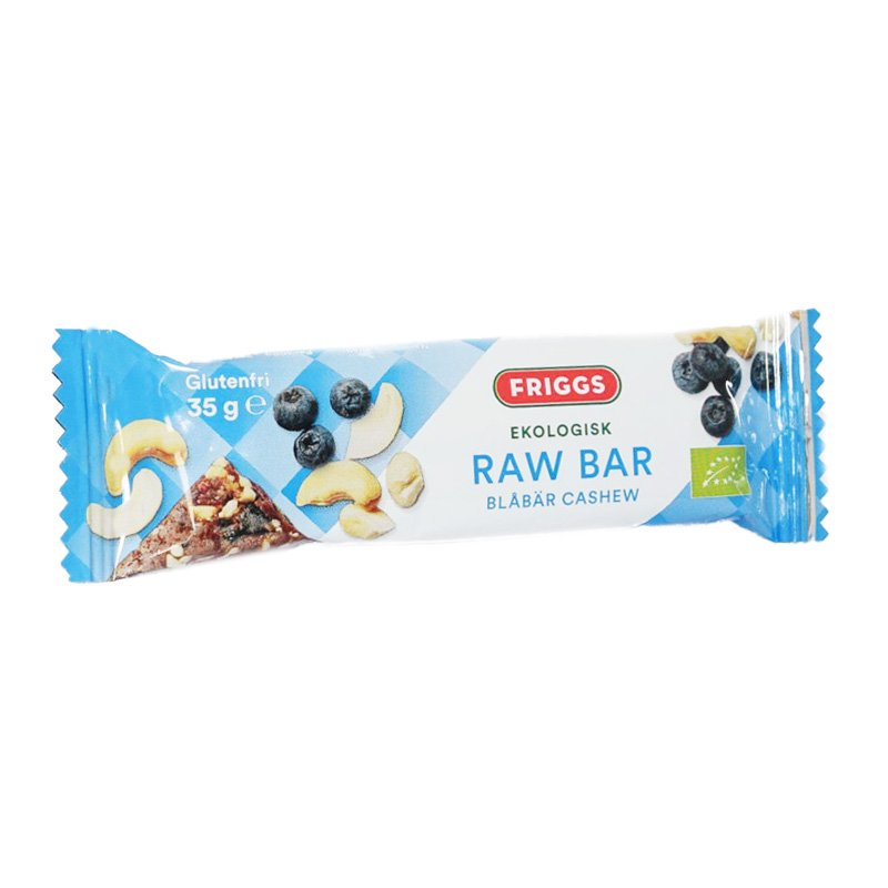 "Raw Bar" Blåbär & Cashew 35g - 50% rabatt