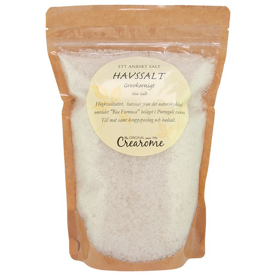 Crearome Grovkornigt Havssalt, 1 kg