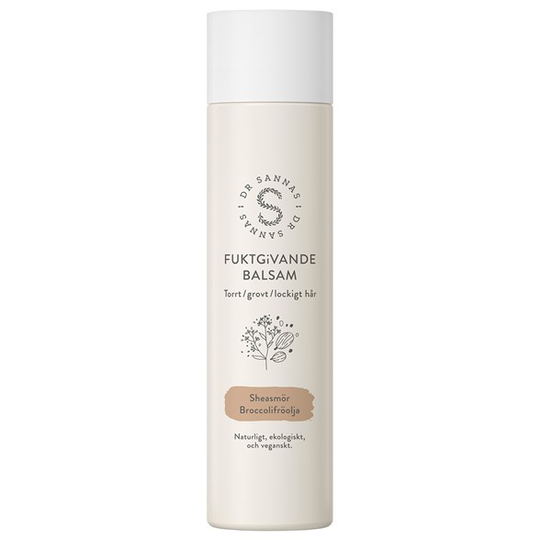 Dr Sannas Fuktgivande Balsam för torrt/grovt/lockigt hår, 250 ml