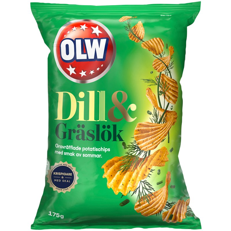 Chips Dill & Gräslök - 23% rabatt