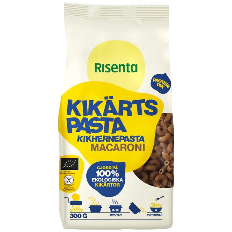 Kikärtspasta "Macaroni" Glutenfri 300g - 46% rabatt