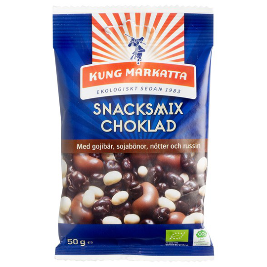 Kung Markatta Snacksmix Choklad, 50 g