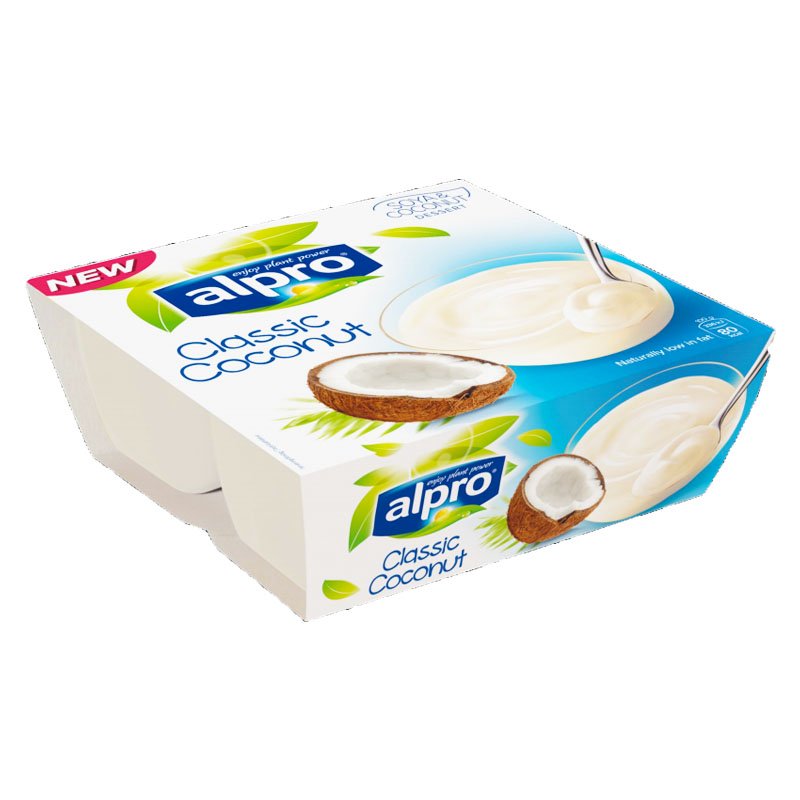 Sojadessert "Classic Coconut" 4 x 125g - 40% rabatt