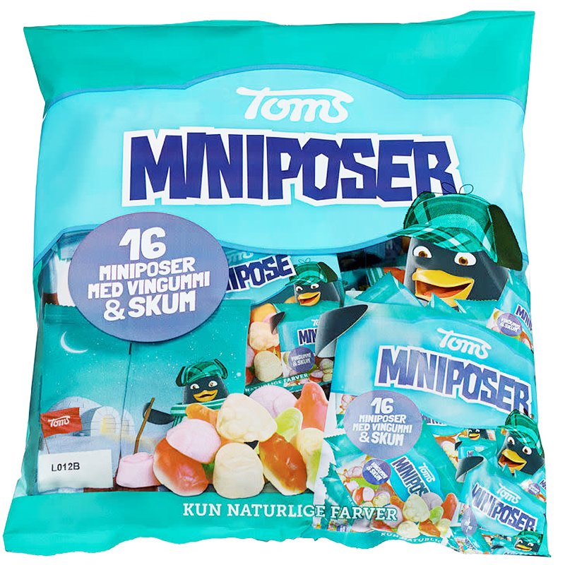 Godis "Miniposer" 16 x 18g - 46% rabatt