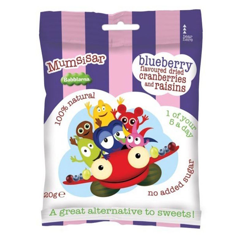 Godis Blueberry Flavoured Dried Cranberries & Raisins - 25% rabatt