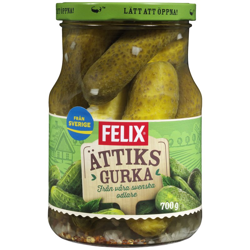 Ättiksgurka Hel - 16% rabatt