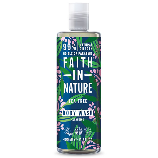 Faith in Nature Tea Tree Body Wash, 400 ml