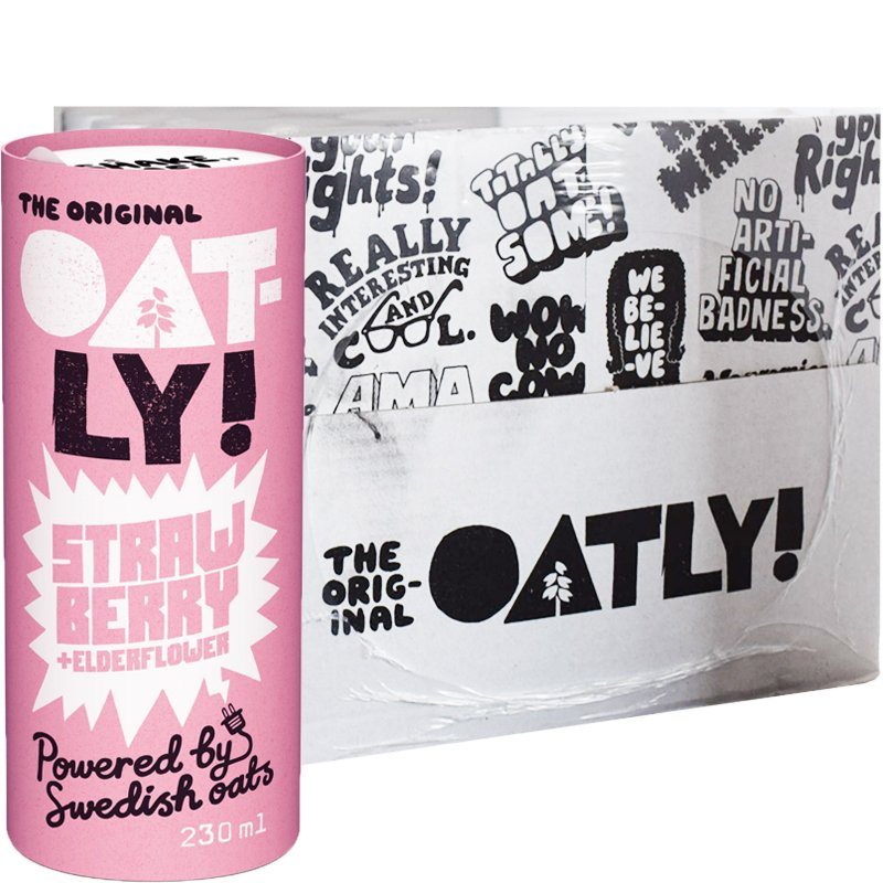 Hel Låda Dryck "Strawberry & Elderflower" 12 x 230ml - 43% rabatt