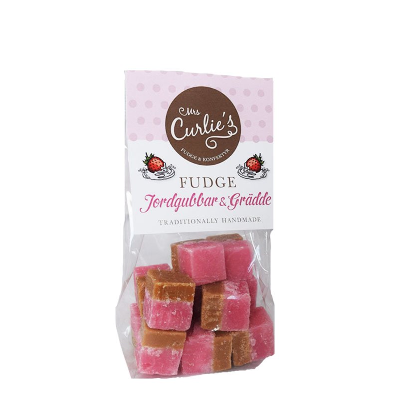 Godis Fudge Jordgubbar & Grädde 175g - 43% rabatt