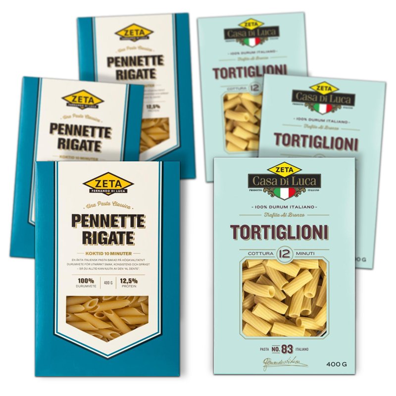 ZETA Pasta 6 x 400g - 71% rabatt