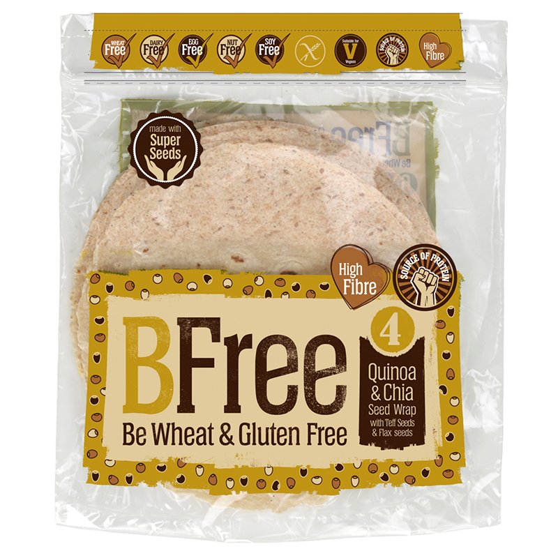 Wraps Fullkorn Glutenfria 4 x 42g - 47% rabatt