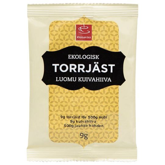 Khoisan Gourmet Ekologisk Torrjäst, 9 g