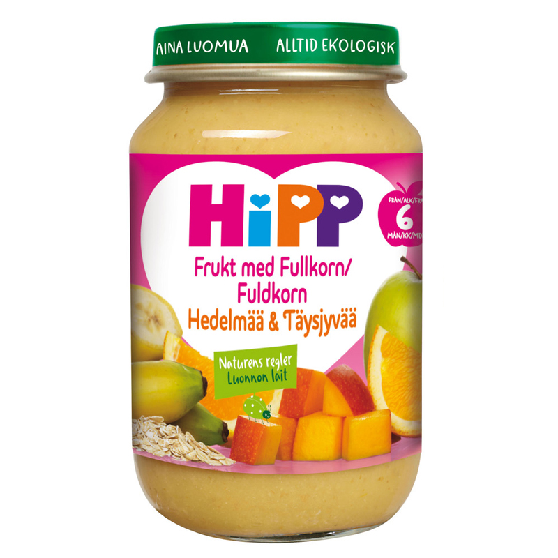 Barnmat Frukt Med Fullkorn 190g - -181% rabatt