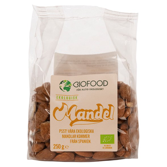 Biofood Ekologisk Mandel, 250 g