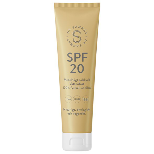 Dr Sannas Solskydd SPF 20, 100 ml