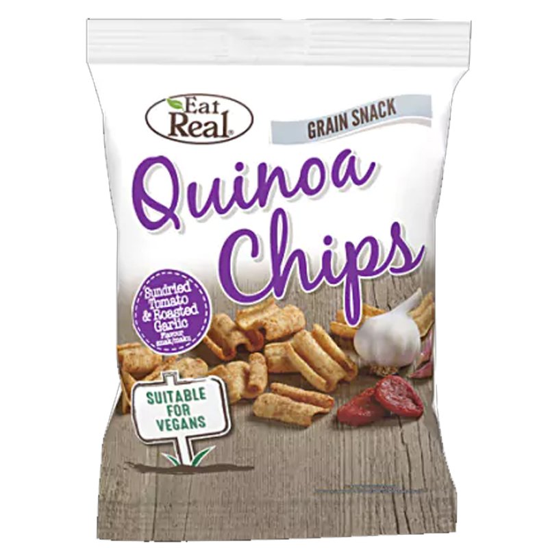 Quinoachips "Sundried Tomato & Garlic" 30g - 33% rabatt