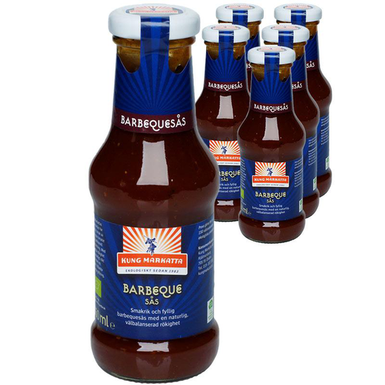 Kung Markatta Eko Barbequesås 6-pack