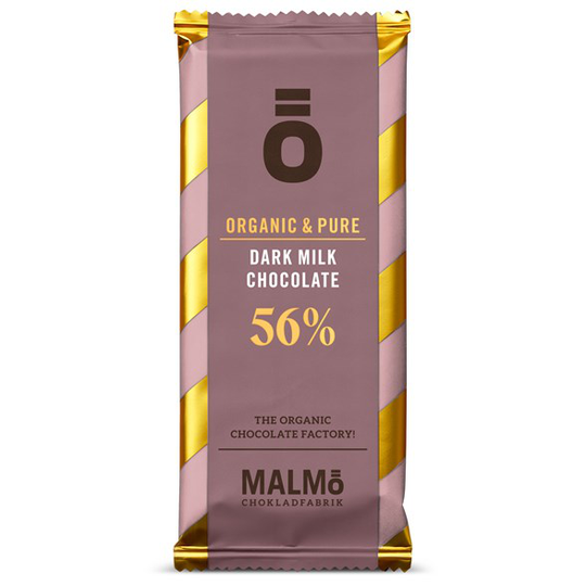 Malmö Chokladfabrik Ö Dark Milk Chocolate 56%, 55 g