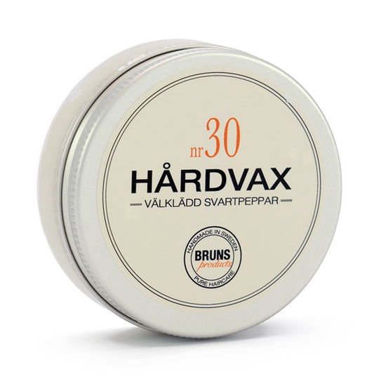 BRUNS Hårdvax Nº30 - Välklädd Svartpeppar, 50 ml